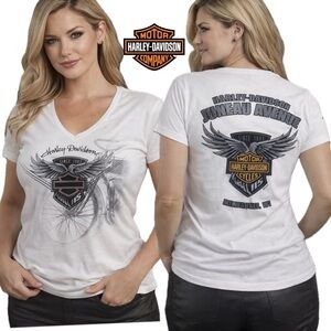 Harley Davison V-neck size large T-shirt